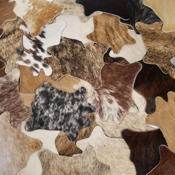 Cowhide Coasters (set of 4)